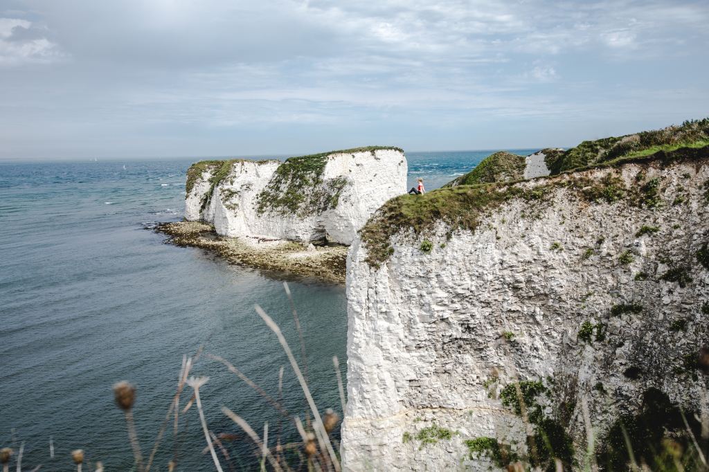 The white cliffs of Dover on the English Channel